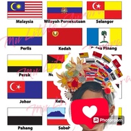 Bendera 14 negeri dalam Malaysia