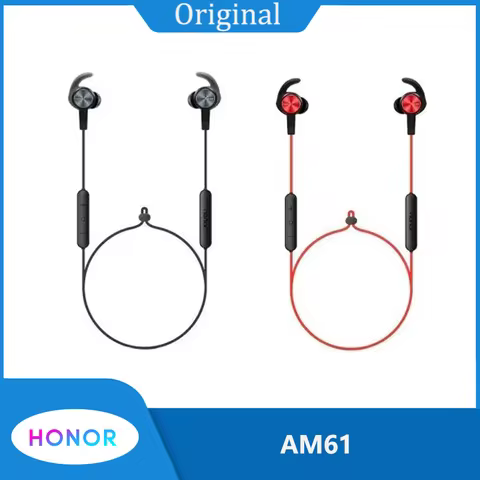 Original Honor XSport AM61 Earphone Bluetooth Wireless Connection with Mic In-Ear Style, Charge Easy