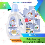 [BZU BZU Pencuci Pakaian Bayi dan Pelembut 2 dalam 1] BZU BZU Baby Laundry Detergent and Softener 2 