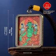 OSITE | Hand-painted Green Tara & Green Tara Avalokiteshvara Pendant 12 Zodiac Signs Jewelry