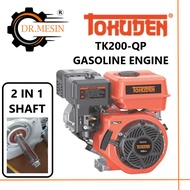 Tokuden Petrol Engine 6.5hp Gasoline 4-stroke Engine TK200 19mm ( Key Type & Thread Type )