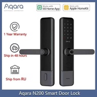 Aqara N200 Door Lock Fingerprint Bluetooth Pas NFC Unlock Smart Lage Doorbell Works With Mijia HomeK