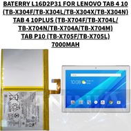 L16D2P31 BATERRY LENOVO TAB COMPATIBLE LENOVO TAB 4 10(TB-X304F/TB-X304L)TAB 10PLUS (TB-X704F/TB-X70