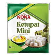 NONA Ketupat Mini | Mini Rice Cake 200g (8 bungkus nasi impit segera x25g)