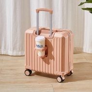 肥仔開倉 - 18吋 升級款多功能登機行李箱：旅行新選擇 (粉紅色)