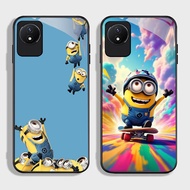 NA-57 Minions HD Softcase Glossy Glass for VIVO Y02 Y02A Y02T Y66 Y81i V19 Y67 Y81 V17 Y81S V5 Lite 