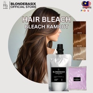 BLEACH RAMBUT (PERANG/BROWN/BLONDE/PUTIH) HAIR BLEACH