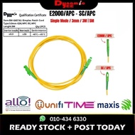 E2K/APC - SC/APC Simplex Single mode 3.0 Yellow Patch Cord (3m ,5m) PC502