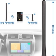 Antena Kereta Bekalan Pengubahsuaian Kereta Antena AM/FM Antena Kereta Isyarat Lingkaran Antena Mode