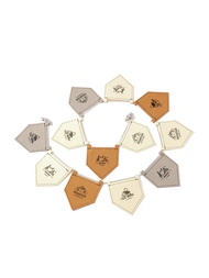 CAMPING DECO SMALL FLAG Flag Bunting Felt Banner - Felt Bunting Banner | DIY Garland Decoration for 