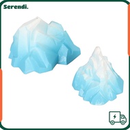 SERENDI 2PCS Set Aquarium Iceberg Decoration, Vivid Aquarium Ecology Simulation Underwater Iceberg O