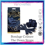 NS Novelties Bondage Couture Tie Down Straps Blue
