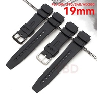19mm Black Sport Watch Band Replacement for  DW-291/DW-290/AW-61