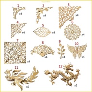 【skytower*】 Handmade Gold for Butterfly Dragon Leaves Epoxy Resin Fillings DIY Crafts Projec