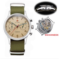 1963 Pilot Watch Seagull 1963 With Swanneck 40mm 38mm  Men Chronograph  Skeleton ST1901 movement Air