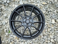 FLOW FORMING Wheels THAILAND TC105X Sport Rim - 17x8J 5x100 ET35 - Gloss Black  & Hyper Black - READ