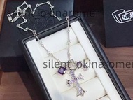 Chrome Hearts 克羅心紫鑽頸鏈