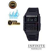 Jam Digital Lelaki CA-53WB | Tali Warna Black | Resin Band  | Full auto-calendar | Button Number