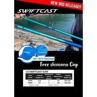 SHIMANO 2023' SWIFTCAST SURF FISHING ROD (FREE CAP)