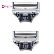 2Pcs Shaver Blade Heads for  Men'S  Heads Shaver Replacement Heads Manual  Blades  Parts