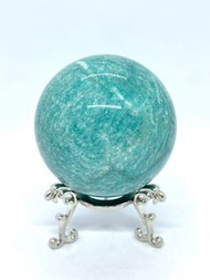 全新 天河石水晶球 60mm 天河石 亞馬遜石 天然水晶 手串 手鏈 晶簇 晶鎮 水晶球 能量柱 水晶柱 水晶擺設 買滿HK$100面交只限寶琳