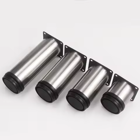 1Pcs 50mm-300mm Furniture Adjustable Cabinet Legs Stainless Steel Furniture Legs Cabinet Table Sofa
