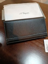 S.T. Dupont - 男士銀包男士銀包 Black Leather Vertical Wallet  (13 Credit Card Slots)