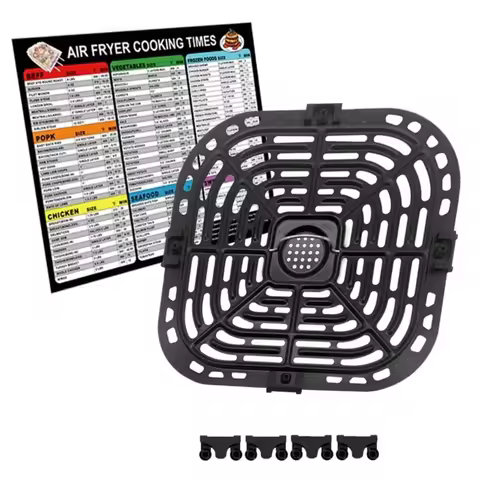 2026 New Metal Air Fryer Baking Plate Air Fryer Trays Kitchen Air Fryer Cooking Supplies