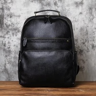 Large Capacity Genuine Leather Men's Backpack - Genuine Garut Leather Bag