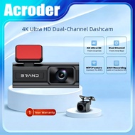 Acroder Dashcam kereta  4K WiFi GPS 2 Inch Screen 24-Hour Recording Parking Monitoring G-sensor