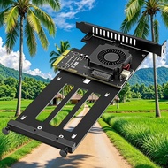 128Gbps PCIe 5.0 X4 to EDSFF SSD Adapter with Cooling Fan EDSFF Gen-Z Slot for 5.9/8.01/9.5/15/25mm 
