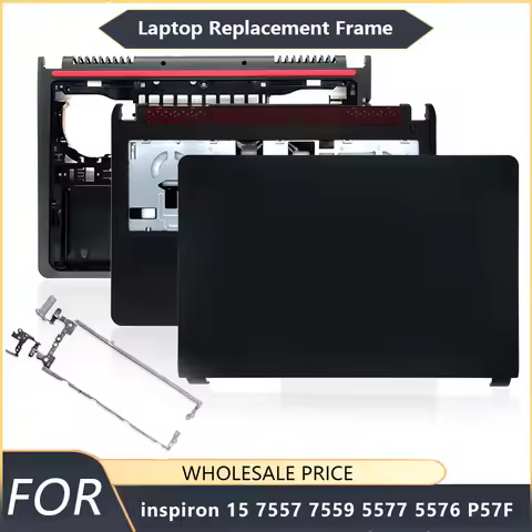 NEW For Dell inspiron 15 7557 7559 P57F 5577 5576 Laptop LCD Back Cover Front Bezel Palmrest Bottom 