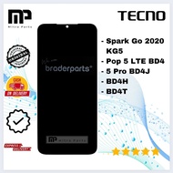 TECNO SPARK GO 2020 KG5 / TECNO POP 5 LTE BD4 / TECNO 5 PRO BD4J / BD4H / BD4T BPE BRADERPARTS