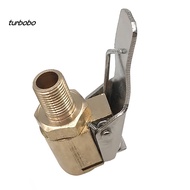 turbobo Car Truck Tyre Tire Inflator Valve Air Pump Clip Nozzle Metal Adapter Connector