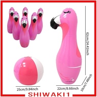 [Shiwaki1] Kids Inflatable Bowling Set Bowling Ball and Bowling Pins Activity Meetings