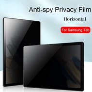 Horizontal Matte Anti-spy Filter For Samsung Galaxy Tab S7 FE 12.4 inch SM-T730 SM-T733 S7/S8 Plus Privacy Screen Protector Matte Anti-Peep Film