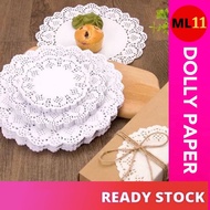 (250PCS) Doyleys Paper / Dolly Paper / Doily Paper / kertas dolly - 3.5" / 4.5" / 8.5"