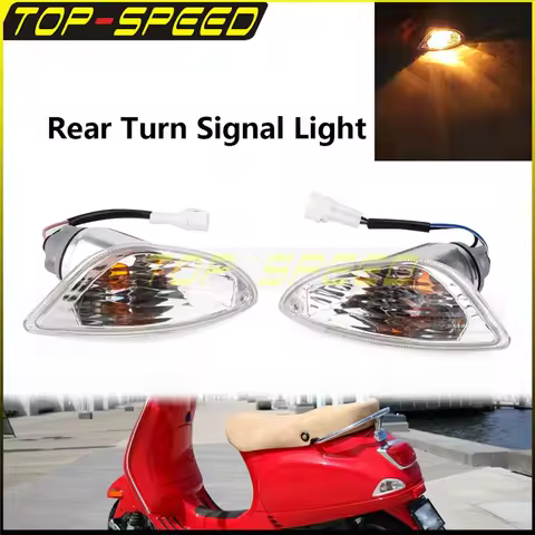 1 Pair Blinkers For LX 50/125/150 2-Takt 4-Takt LXV ABS Motorcycle Rear Back Turn Signals Indicator 