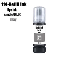 114 T114 Dye Ink Refill Ink Kits For Epson Ecotank ET-8500 ET-8550 ET8500 ET8550 Printers
