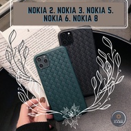 Huawei Nova 2i/ Nova 3i/ Nova 3e/ Nova 4e/ Nova 5T Polycarbonate Leather TPU Weaving Grid Cover Phon