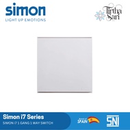 SIMON i7 1 Gang 1 Way Switch White