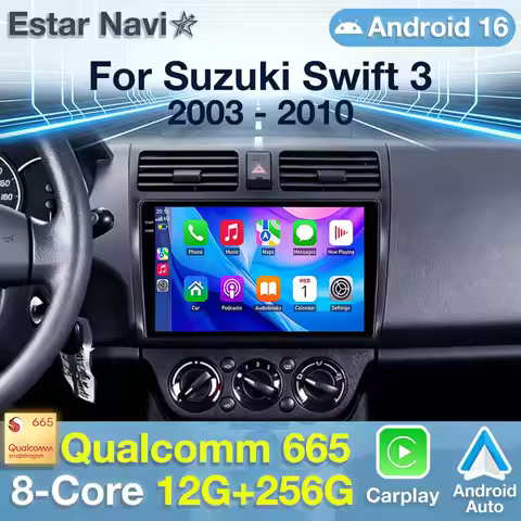 Android 16 Car Radio For Suzuki Swift 3 2003 - 2010 GPS Multimedia Player Navi Head Unit Wireless Ca