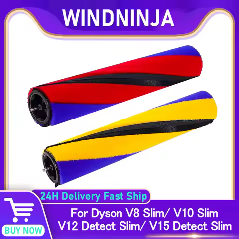 Soft Roller Brush For Dyson V8 Slim V10 Slim V12 Detect Slim V15 Detect Slim Vacuum Accessories Repl