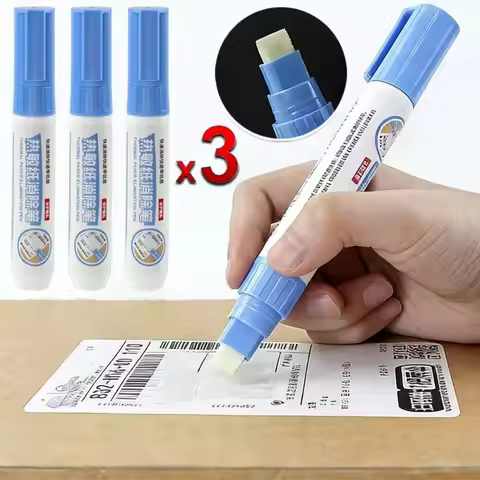 1/2/3Pcs Thermal Paper Eraser Pen Express Privacy Applicator Privacy Handwriting Cover Telephone No 