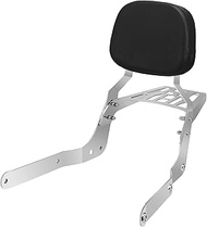 SWESGI Motorcycle Sissy Bar Backrest and Luggage Rack for Honda Shadow Aero VT750C 2004-2023 (Chrome)