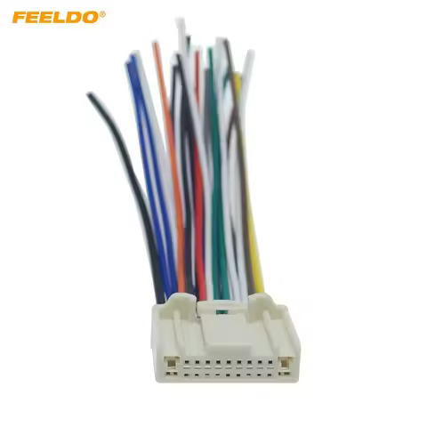 FEELDO Car 20Pin Stereo Wiring Harness Adapter For Nissan/Subaru/Infiniti OEM Factory CD/DVD Audio W