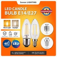E14 E27 LED Candle Bulb Filament bulb 4W C35 Chandelier Bulb