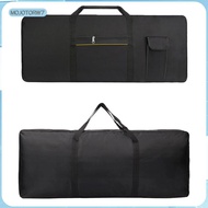[mojotorw7] 61 Keys Keyboard Travel Bag with Compartments for Electric Piano Equipment
