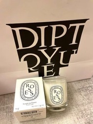 Diptyque roses scented candle  玫瑰香薰蠟燭70g