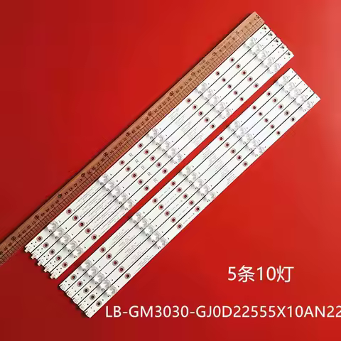 10/20pcs LED Backlight strip For PHILIPS 55‘’ TV LB-GM3030-GJ0D22555X10AN22-R-1-H 55pus7304/12 55pus